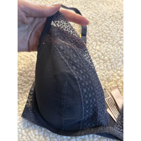 Victoria's Secret Bra Incredible Plunge Women's 34D Lavender Gray Lined - Picture 2 of 7
